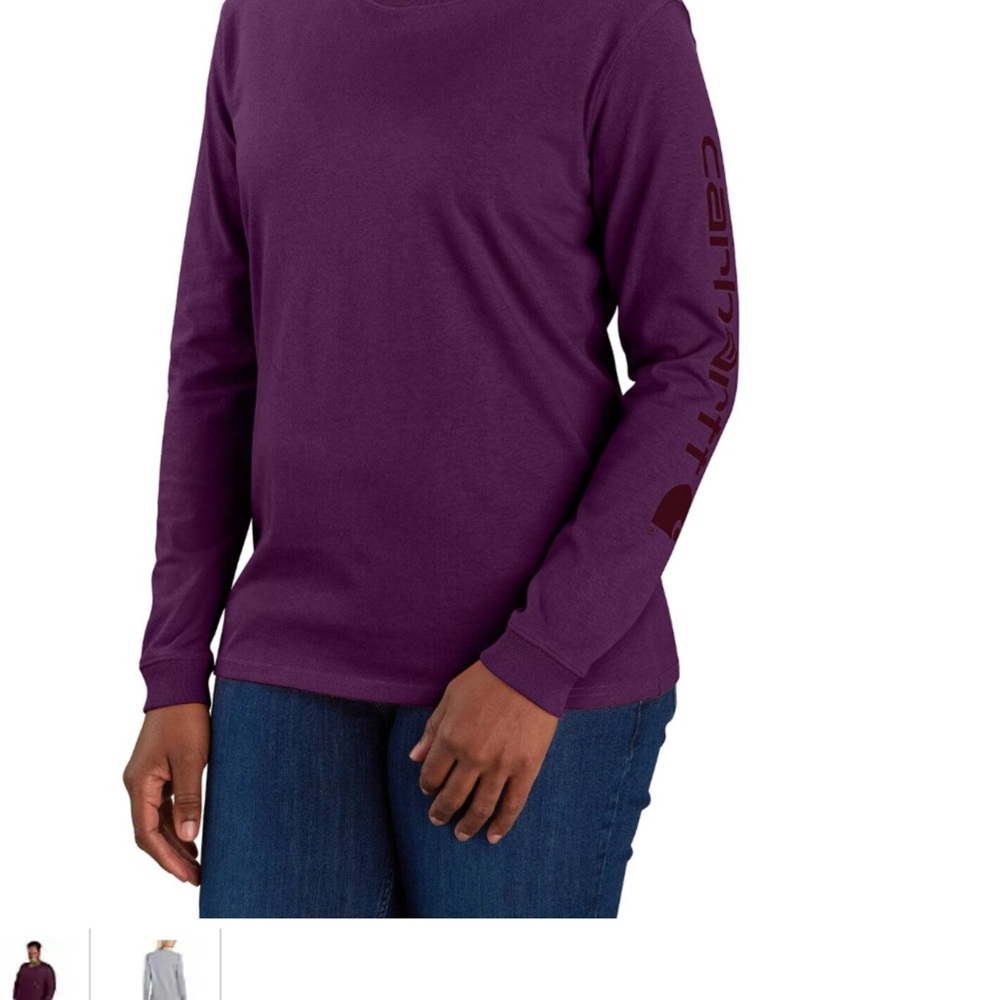 Women carhartt, long sleeve t shir